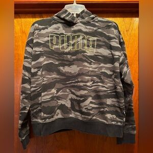 Puma Cropped Camo Sweatshirt